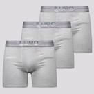 Kit de 3 Cuecas Boxer Lupo Anatomic Shape Cinza Mescla Kit de 3 Cuecas Boxer Lupo Anatomic Shape Cinza Mescla