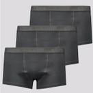 Kit de 3 Cuecas Lupo Algodão Com Elastano Chumbo