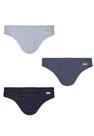 Kit de 3 Cuecas Lupo Slip de Algodão 515-089