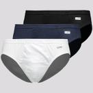 Kit de 3 Cuecas Slip Lupo Algodão