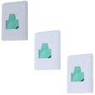 Kit de 3 Dispensers para Saco Absorvente Trilha T-020724