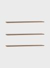 Kit de 3 Prateleiras 180cm Mdf Freijó - On Móveis