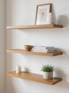 Kit de 3 Prateleiras 80cm Mdf Freijó - On Móveis