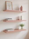 Kit de 3 Prateleiras 80cm Mdf Rosa - On Móveis