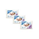 Kit de 3 Travesseiros Duoflex Fresh Com Espuma Macia Aerada