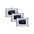 Kit de 3 Travesseiros Fibra Pluma Ice Hipoalergênico Master Kit de 3 Travesseiros Fibra Pluma Ice Hipoalergênico Master