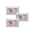 Kit De 3 Travesseiros Hipoalergênicos Luck Hiper Soft Gel Luckspuma