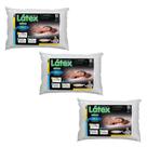 Kit de 3 Travesseiros Látex com 14cm de Altura