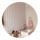 Kit De 36 Placas Decorativa 3d Com Fita 3m Rendimento 9 M²