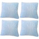 Kit De 4 Capas Para Almofadas Com Refil 45x45cm Lavável Ideal Para Decoração Presente Ziper Deluxe Premium Moderno Custo Beficio