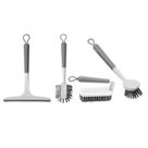 Kit de 4 Peças de Acessórios de Limpeza Flow Bege - Ou