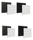 Kit de 4 Placas Gesseiras Tipo Tijolo Revestimento Multiuso