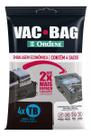 Kit de 4 Sacos para Armazenagem a Vácuo Trip Bag Impermeável Para Viagem 60 x 40 cm