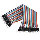 Kit de 40 Jumper Macho Macho Dupont M-M de 30cm Colorido