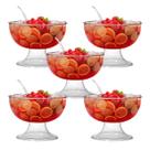 Kit de 5 Bomboniere Gigante Buffet Marshmallow Sobremesas 5L Kit de 5 Bomboniere Gigante Buffet Marshmallow Sobremesas 5L