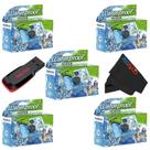 Kit de 5 Cámaras Descartables Fujifilm QuickSnap Waterproof 35mm + USB