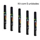 Kit de 5 Marcadores Artístico Paint Maker - Ponta Média - Cor Preto Kit de 5 Marcadores Artístico Paint Maker - Ponta Média - Cor Preto