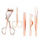 Kit de 5 peças de aplicador de cílios Arroyner, dourado rosé