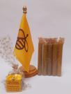 Kit de 5 velas palito e 1 vela quadrada
