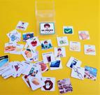 Kit de 50 Peças de Pasta de Comunicação Alternativa - CAA