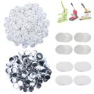 Kit de 500 Conjuntos de Peças para Botons Happizza 32mm com Alfinete