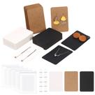Kit de 550 tarjetas para exhibición de aretes Swpeet, 8.9x6.1 cm, papel