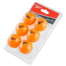 Kit De 6 Bolas Para Tênis De Mesa Combo Ball Laranja Speedo