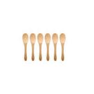 Kit De 6 Mini Colheres De Bambu - Oikos