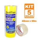 KIT DE 6 PACOTES C/5 FITAS TRANSPARENTE 48X50- Adelbras KIT DE 6 PACOTES C/5 FITAS TRANSPARENTE 48X50- Adelbras
