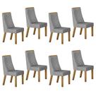 Kit de 8 Cadeiras para Sala de Jantar Aurora