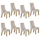 Kit de 8 Cadeiras para Sala de Jantar Aurora Kit de 8 Cadeiras para Sala de Jantar Aurora