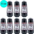 Kit de 8 Linhas Princesa Moda na Cor Preto Incomfio Fio Grosso e Cada Cone com 500 Metros de 288 TEX
