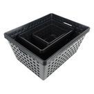 Kit de 9 Cestos Organizadores de 3 Tamanhos Square - Dasplast