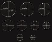 Kit de 9 Templates Circulares para Quilting/Apliquê 5/6/7,5/9/10/11,5/12,5/14/15cm Costura - Traceease Kit de 9 Templates Circulares para Quilting/Apliquê 5/6/7,5/9/10/11,5/12,5/14/15cm Costura - Traceease