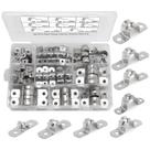 Kit de Abraçadeiras para Tubos Nayciiy 142 Peças em Aço Inoxidável 304 Kit de Abraçadeiras para Tubos Nayciiy 142 Peças em Aço Inoxidável 304