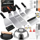 Kit de Accesorios para Parrilla YMHB 30 Piezas en Acero Inoxidable para BBQ