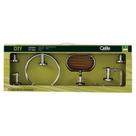 Kit de Acessórios 5 peças Celite City Cromado B8007C2CR0