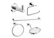 KIt De Acessorios 5 Peças Thema Incepa Cromado B8006I4CR0