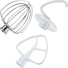 Kit De Acessórios De 3 Peças Para Batedeira KitchenAid 4.5 Quartos: Batedor De Alumínio, Batedor Kit De Acessórios De 3 Peças Para Batedeira KitchenAid 4.5 Quartos: Batedor De Alumínio, Batedor