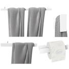 Kit De Acessórios De Banheiro 4 Peças Branco U.Master