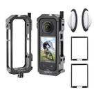 Kit de acessórios Debous Aluminium Frame Cage para Insta360 X3