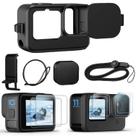 Kit de acessórios OKFUN para GoPro Hero 12/11/10/9 Preto