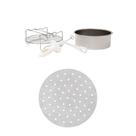 Kit de Acessórios para Air Fryer Electrolux + Protetor Descartável Antiaderente para Air Fryer - 50 unidades (PAELA01) Kit de Acessórios para Air Fryer Electrolux + Protetor Descartável Antiaderente para Air Fryer - 50 unidades (PAELA01)