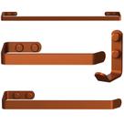 Kit de Acessórios Para Banheiro 4 Peças Rose Gold SF Plus