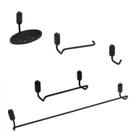 Kit de Acessórios para Banheiro 5 Peças Lf9901 Ducon Metais Kit de Acessórios para Banheiro 5 Peças Lf9901 Ducon Metais