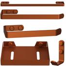 Kit de Acessórios Para Banheiro 5 Peças Rose Gold UN Plus