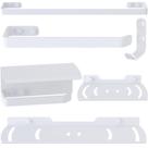 Kit De Acessórios Para Banheiro 6 Peças Branco UN.ZMT