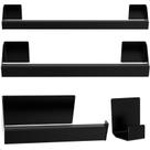 Kit de Acessórios Para Banheiro Preto 4Pcs U.Master Slim DF