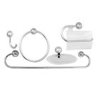 Kit de Acessórios para Banheiro Samba com 5 Peças Cromado - JKSC - JAPI