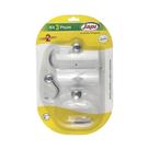 Kit de acessórios para banheiro Samba Cromado 3 peças Japi Kit de acessórios para banheiro Samba Cromado 3 peças Japi